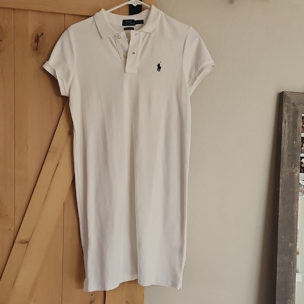 Ralph Lauren Cream Polo Mini Dress